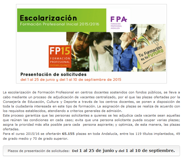 castillo del marques, escuela de hosteleria, ies maria zambrano, inscripcion curso fp, alumnos escuela hosteleria